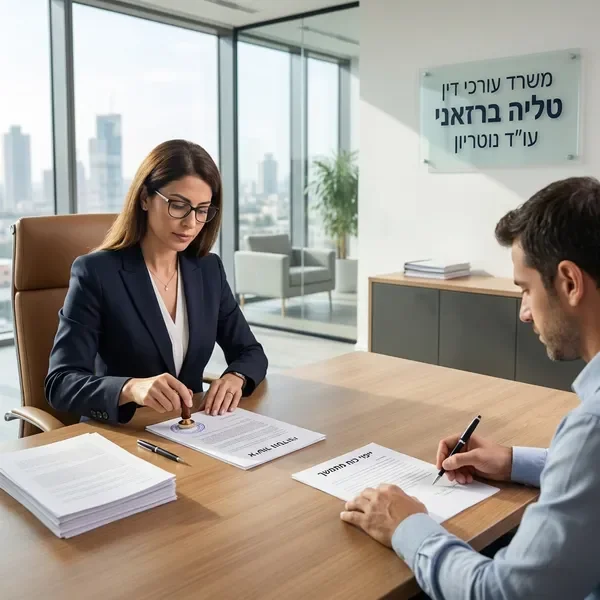 עורך דין נוטריון ייפוי כוח מתמשך