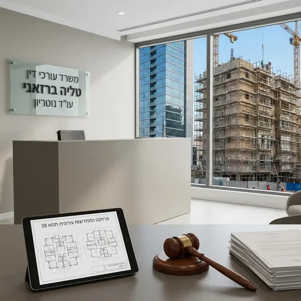 עורך דין התחדשות עירונית תמא 38